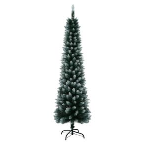 Tinseltown Slim Christmas Tree 1.8M 6FT Green and White