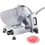 VEVOR Commercial Meat Slicer Silver for Commercial and Home Use