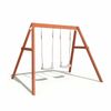 Hide & Seek Kids - Lucas Swing Set - Pearl White Swings