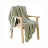 Soga Matcha Green Polyester Throw Blanket Soft Cozy Sofa Bed