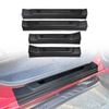 AUSGO Door Sill Protector for Toyota Fortuner 2015-Onwards ABS Scuff Plate Cover