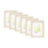 6PK Braz Rome Image Photo Document Display Frame 15x20cm Beech
