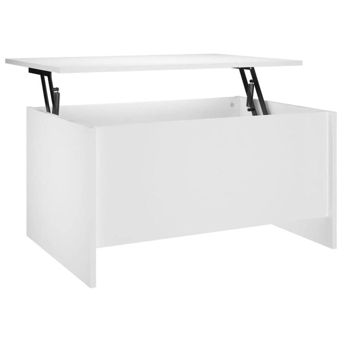 vidaXL Coffee Table White Engineered Wood Side Sofa Couch Accent Centre Table