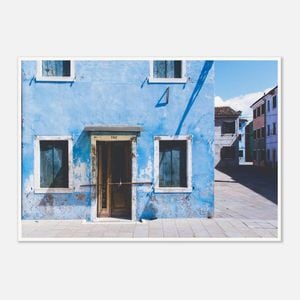 Galrie Stunning Burano Island Photography Print from Venice, Italy, Poster Only, A1 60 x 84cm (23 x 33inch)