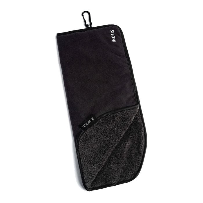 Decathlon - Two-Sided Golf Towel - Black/Black - One Size