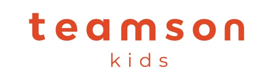 Teamson logo in orange colourway