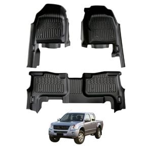 AUSGO 7D Car Floor Mats For Holden Rodeo 2003-2008 All-Weather Floor Liners
