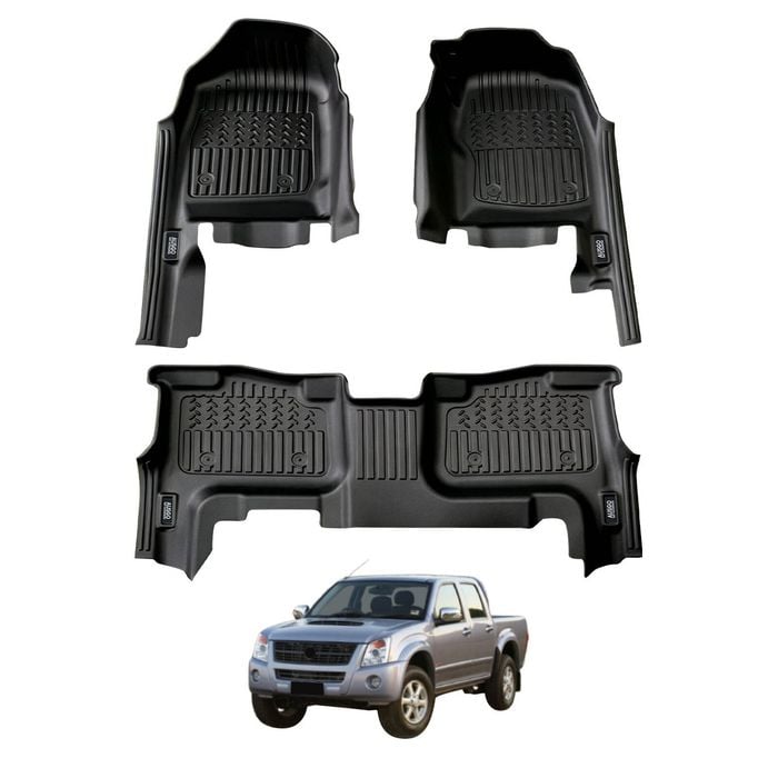 AUSGO 7D Car Floor Mats For Holden Rodeo 2003-2008 All-Weather Floor Liners