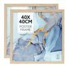 Cooper & Co. Set of 2 40x40cm Poster Photo Frames Natural