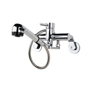 Quoss Chrome Reno Transformer Freedom Single Flick Mixer With Breech Fittings