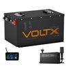 VoltX 48V 100Ah Golf Cart Lithium Battery & Charger Bundle, 5120Wh LiFePO4, Club Car, Golf Farm Resort Buggy