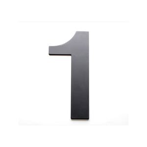 Sandleford 200mm Black Lorenzo House Number 1