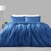 Accessorize 225tc Linen Cotton Quilt Cover Set Ocean King