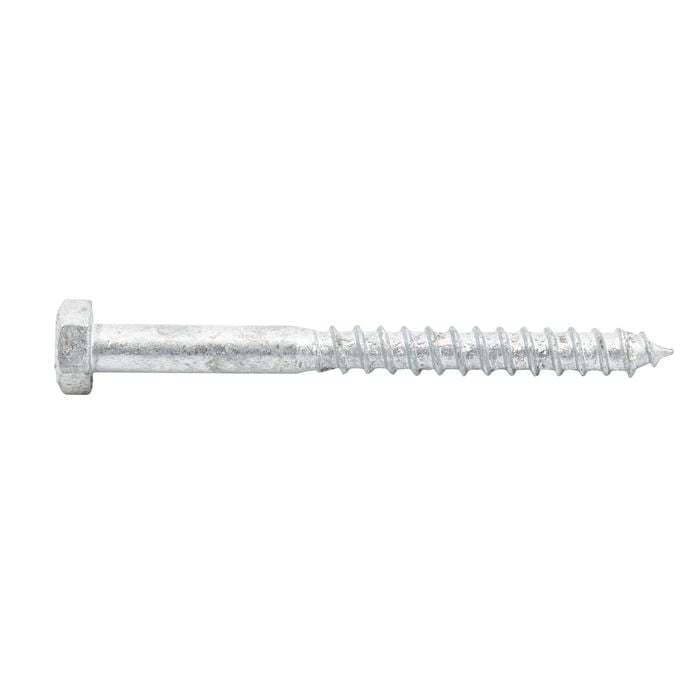 Zenith M8 x 90mm Hot Dipped Galvanised Hex Head Coach Screw - Each