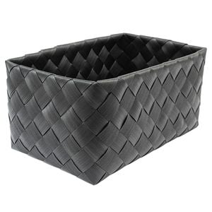 Icon Chef Flat Weave Rectangular Basket Black - Medium
