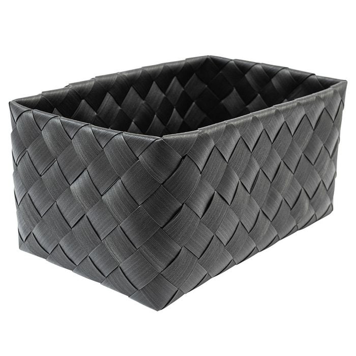 Icon Chef Flat Weave Rectangular Basket Black - Medium