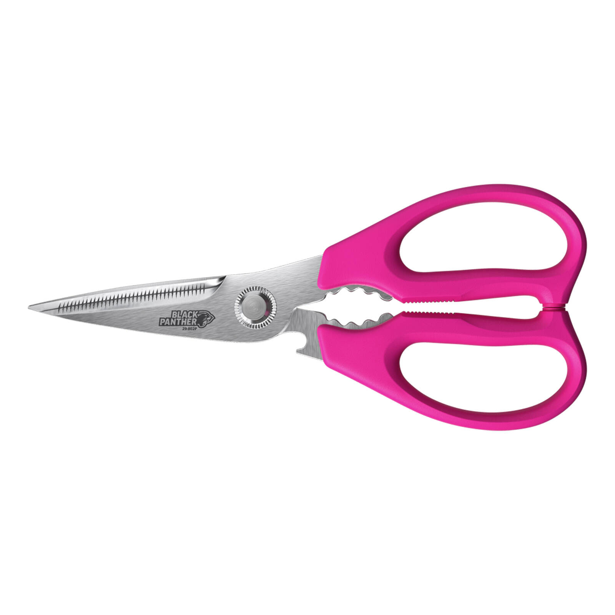 Sterling 205mm Pink Black Panther Multi-Purpose Kitchen Shears ...
