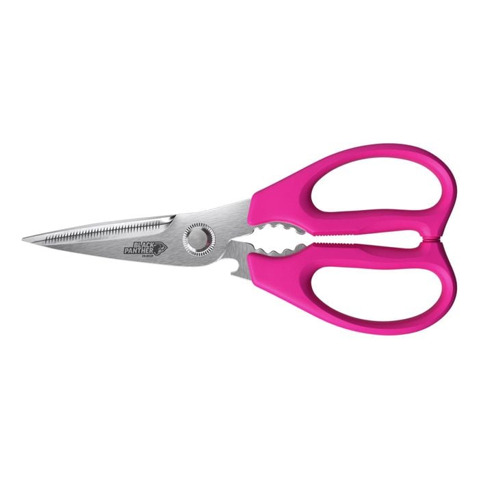 Sterling 205mm Pink Black Panther Multi-Purpose Kitchen Shears
