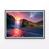 Amazing Views With & Waterfall  Print 100% Australian Made 90x60cm  (Poster)