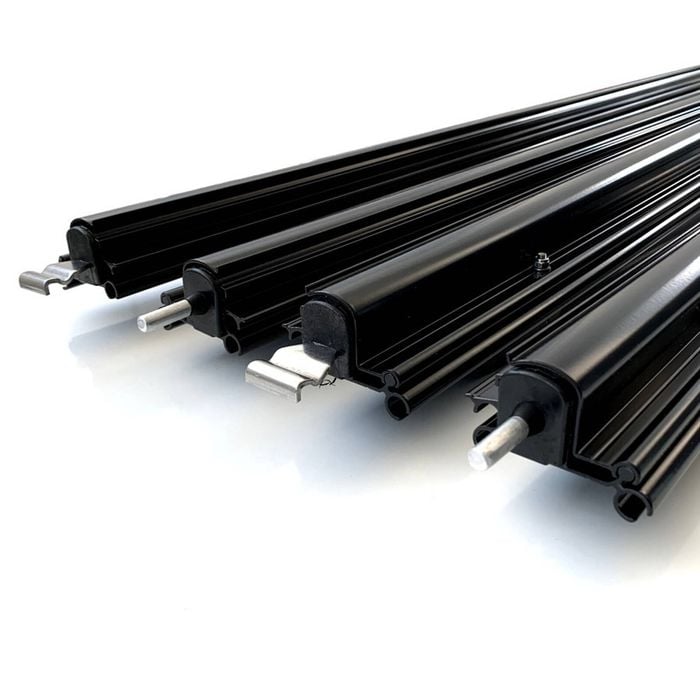 Caravan Anti Flap Kit Short Black For Roll Out Awning 2.1-2.2m Heavy Duty Afk