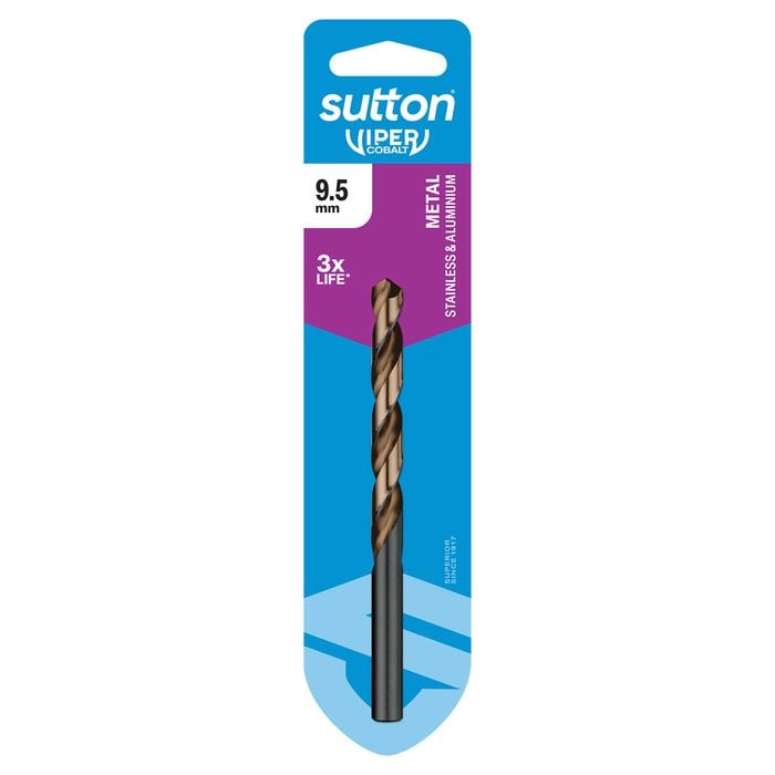 Sutton Tools 9.5mm Viper Cobalt Jobber Drill Bit