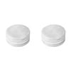 2x 4pc Davis & Waddell Nuvolo Marble Coaster Set Round Grey 10x10cm
