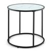 Costway 50cm Coffee Side Table Metal Frame End Table White
