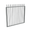ProtectorAl 800 - 1200 x 1200mm Monument Aluminium Pool Gate Picket Top