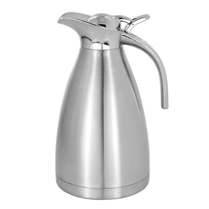 SOGA 2.0L Silver 3-Layer Inner Stainless Steel Vacuum Insulated Thermal Flask