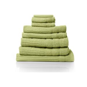 Royal Comfort Eden 600gsm Luxury Bath Towels Set Spearmint 8 Piece