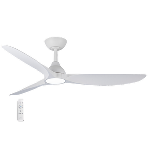Four Seasons Living > Spartan 52" DC Smart Ceiling Fan with LED Light and Remote Control > White