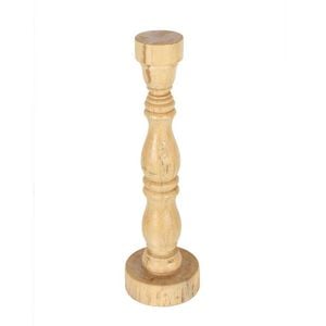 Belle Sulawesi Candle Stick Stand Holder Large 50x12cm - Light Timber
