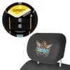 Gold Coast Titans Official Nrl Steering Wheel Cover And Headrest Covers Combo