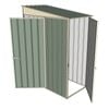 Build-a-Shed 1.5 x 0.8 x 2m Singled Hinged Door Skillion Shed with Single Hinged Side Door - Green