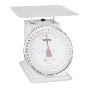 Vogue Kitchen Scale Flat Top Heavy Duty Stainless Steel 20kg/44lbs F175