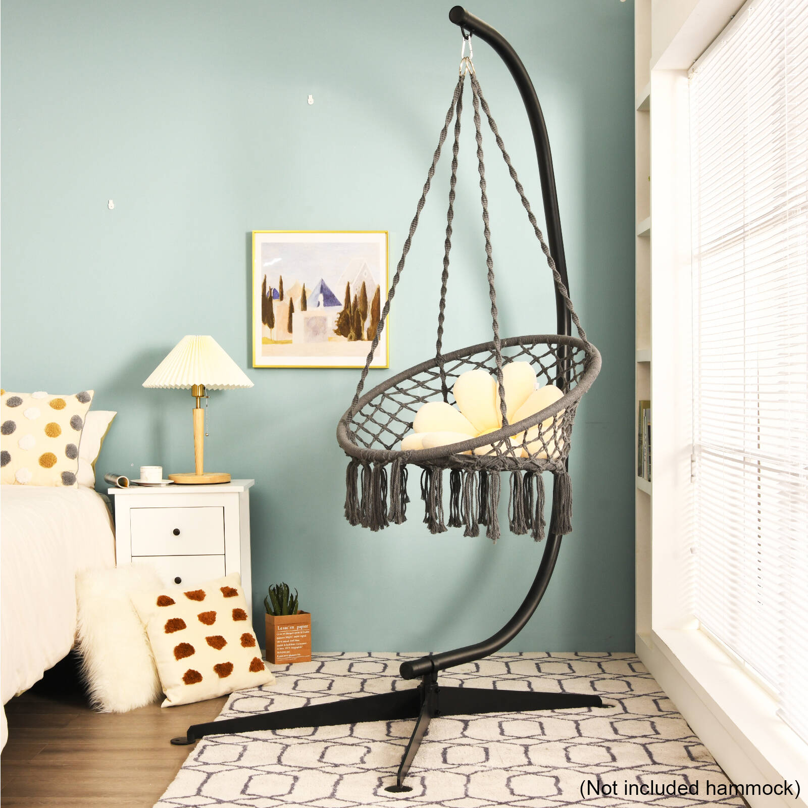 Costway Egg Swing Chair Stand No Chair Bunnings Australia