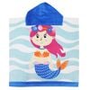 Onkaparinga Kids 60x120cm Absorbent Hooded Beach Towel - Mermaid