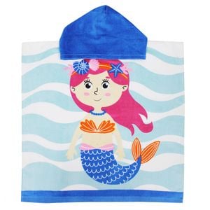 Onkaparinga Kids 60x120cm Absorbent Hooded Beach Towel - Mermaid