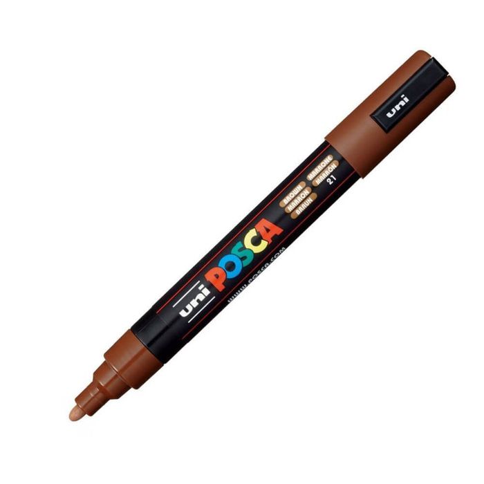 Uni Posca PC-5M Bullet Tip Paint Marker (Brown)