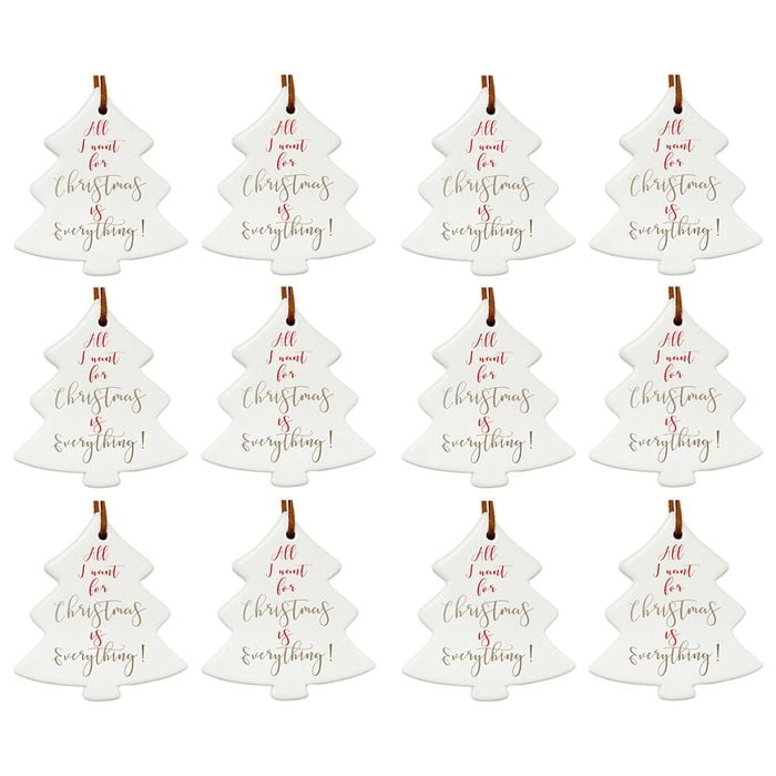 12x LVD Hang Tree Xmas Everything Decorative Sculpture Ornament Home Decor
