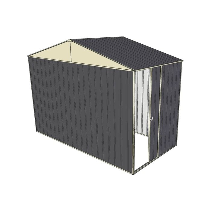 Build-a-Shed 3.0 x 1.5 x 2.3m Gable Single Sliding Side Door Shed - Grey
