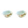 2x 2pc Appetito Reusable Silicone Food Covers Home Kitchen Cooking 25/28cm