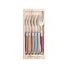 Laguiole Jean Neron 6pc. Fork Set - Mixed Colour