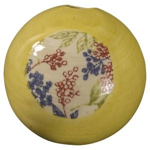 Omotenashi Yellow Sphere Vase