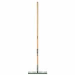 Cyclone 16T Landscape Rake With Timber Handle