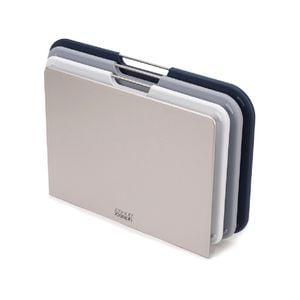 3pc Joseph & Joseph Regular Nest Chopping Board W/ Storage Set - Grey