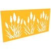 ProtectorAl 300 - 1200 x 1201 - 2400mm Dark Yellow / Satin White Bullrush Unframed Composite Decorative Panel
