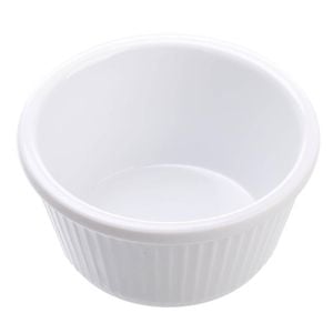 Coucou Ramekin Fluted White 90ml Tableware Kitchenware Oven To Table Bakeware