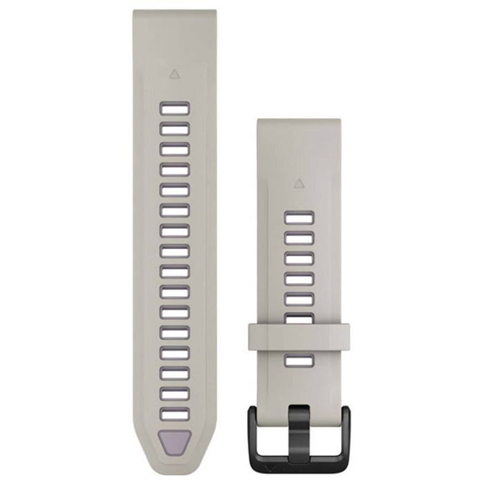 Garmin QuickFit 20 Silicone Band - Fog Grey/Lavender