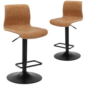 Boston Adjustable Bar Stool - Set of 2